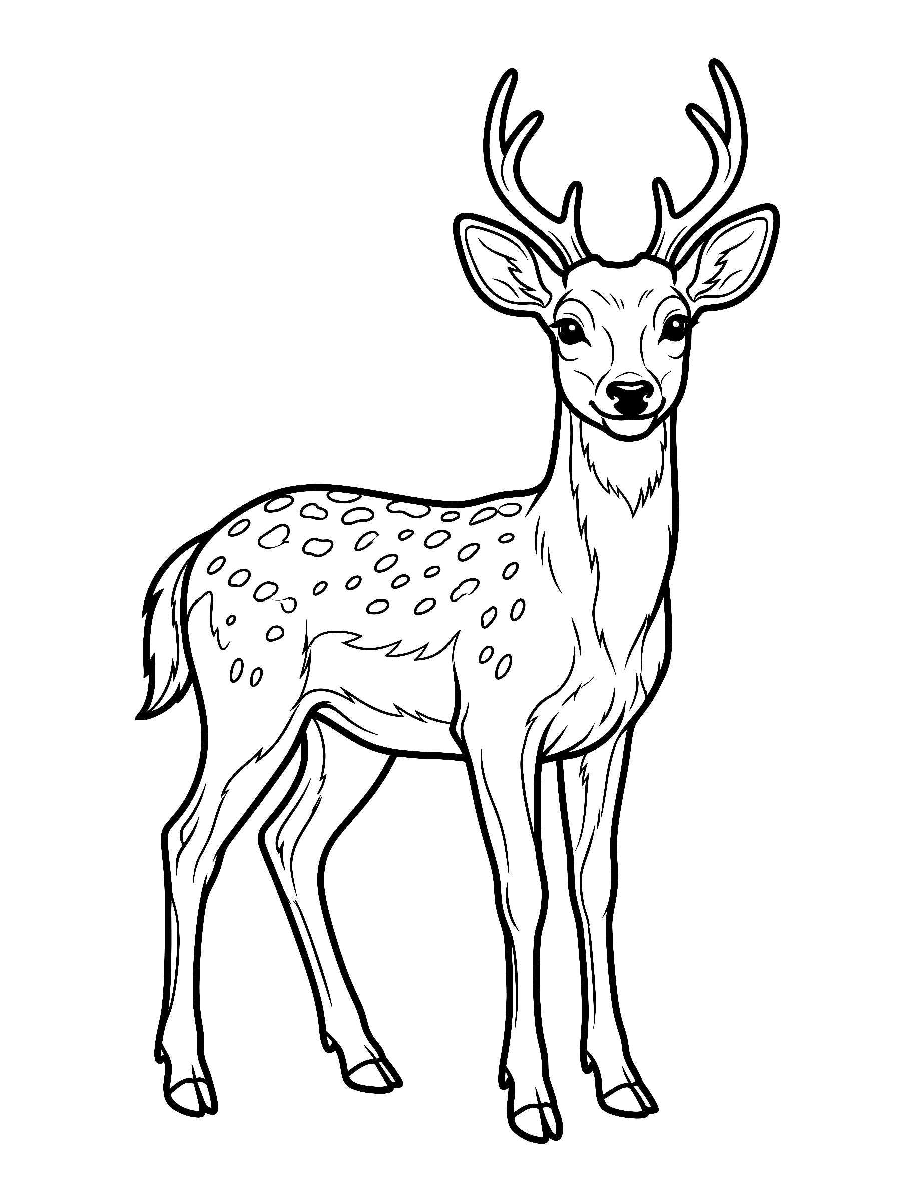 Dibujo de Ciervo para colorear