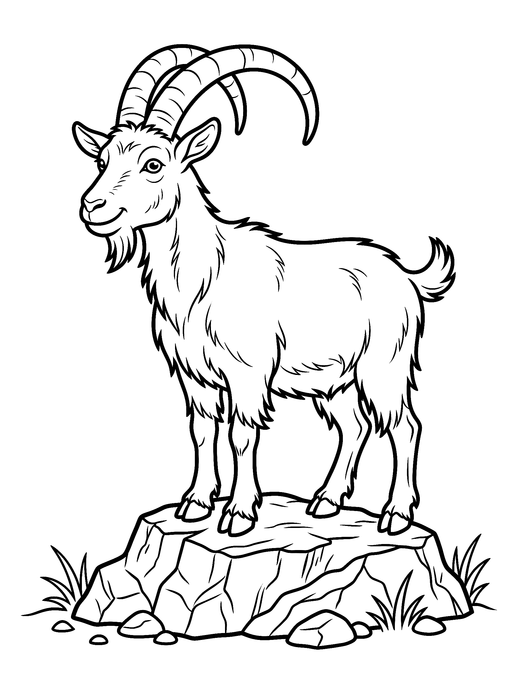 Coloriage Chèvre