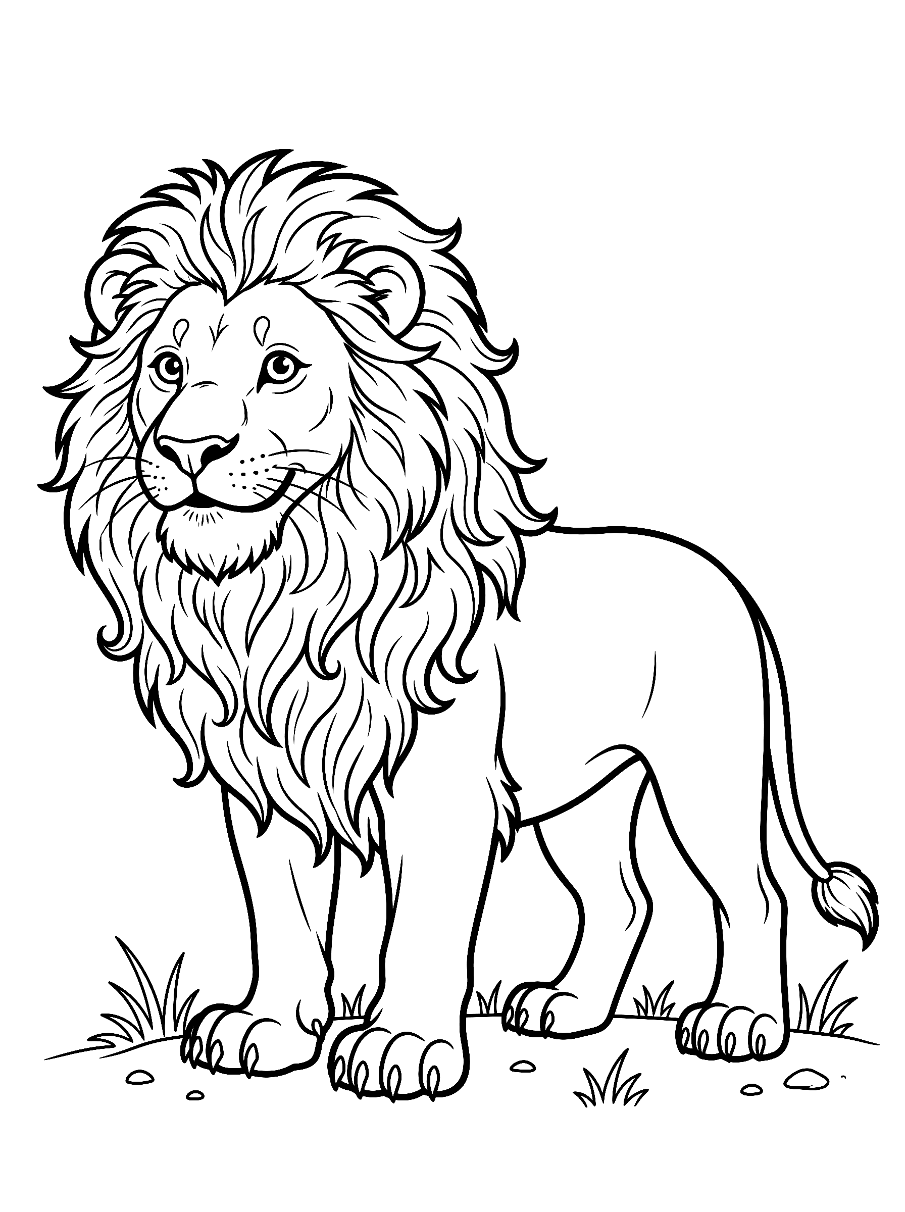 Dibujo de León para colorear