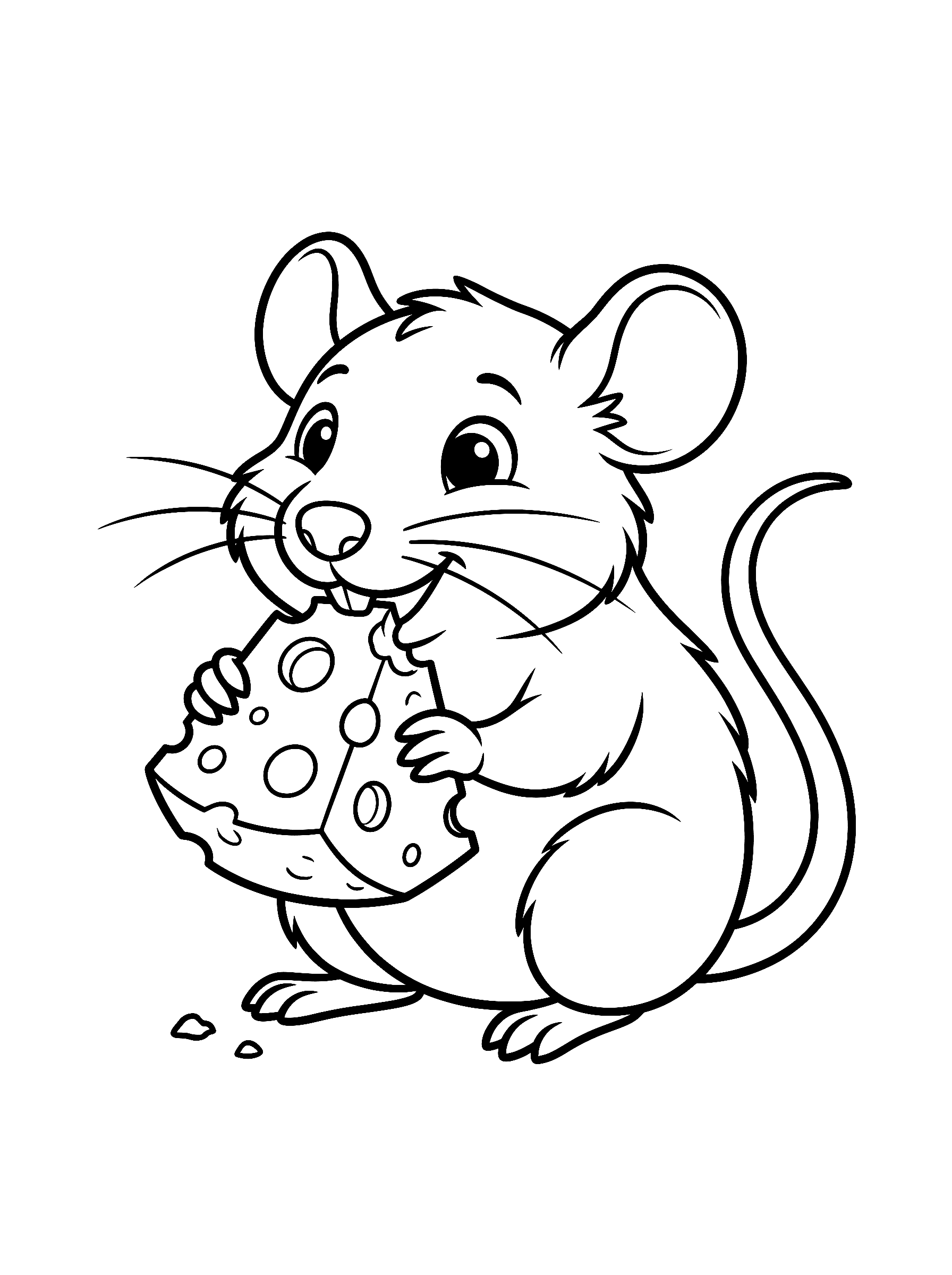 Dibujo de Ratón para colorear