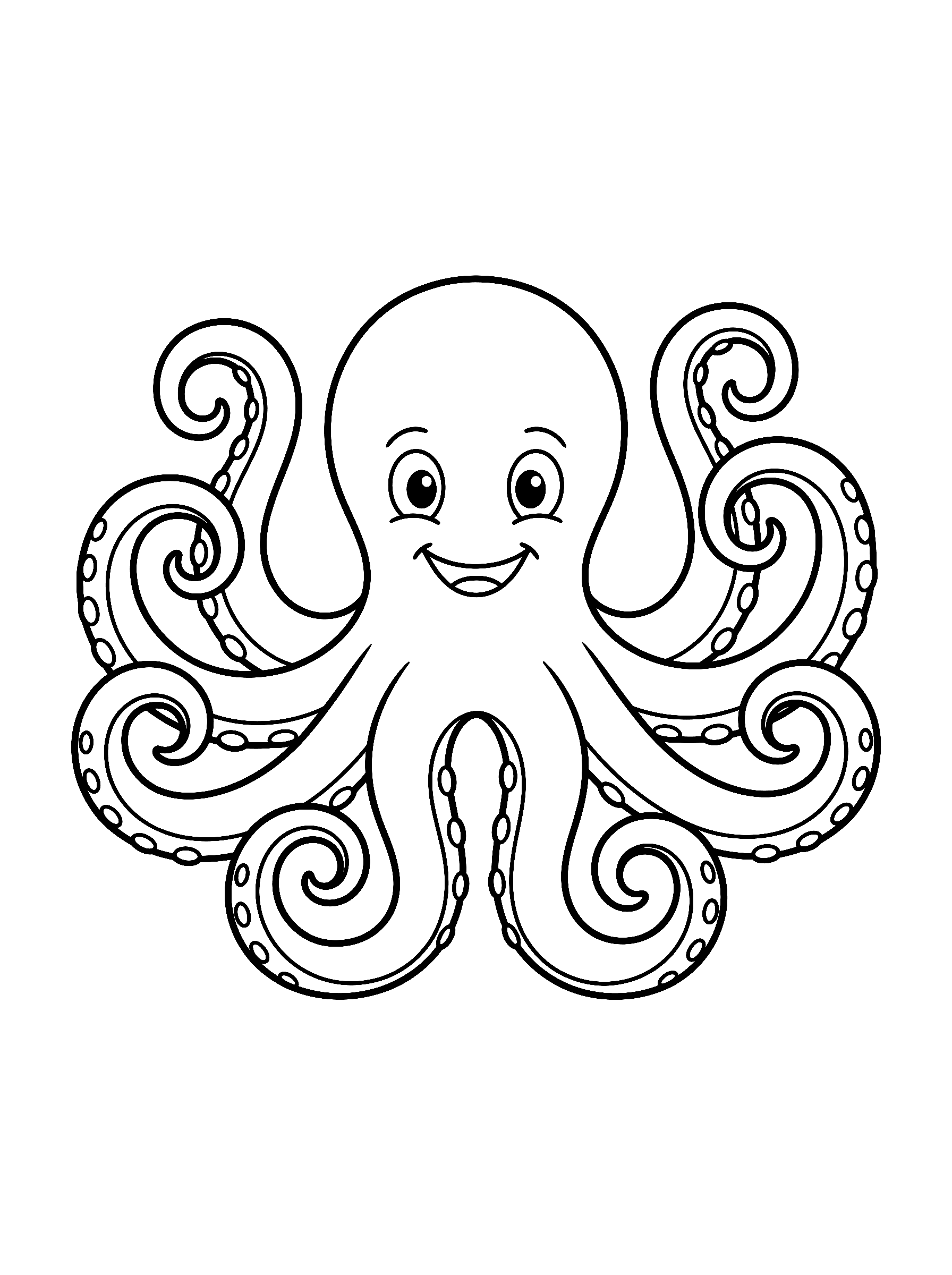 Dibujo de Pulpo para colorear