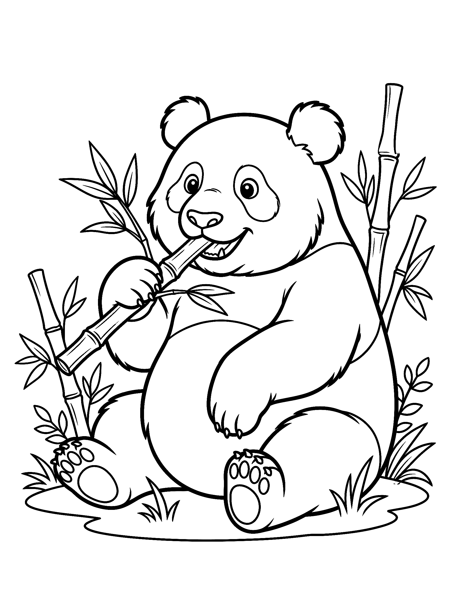 Coloriage Panda