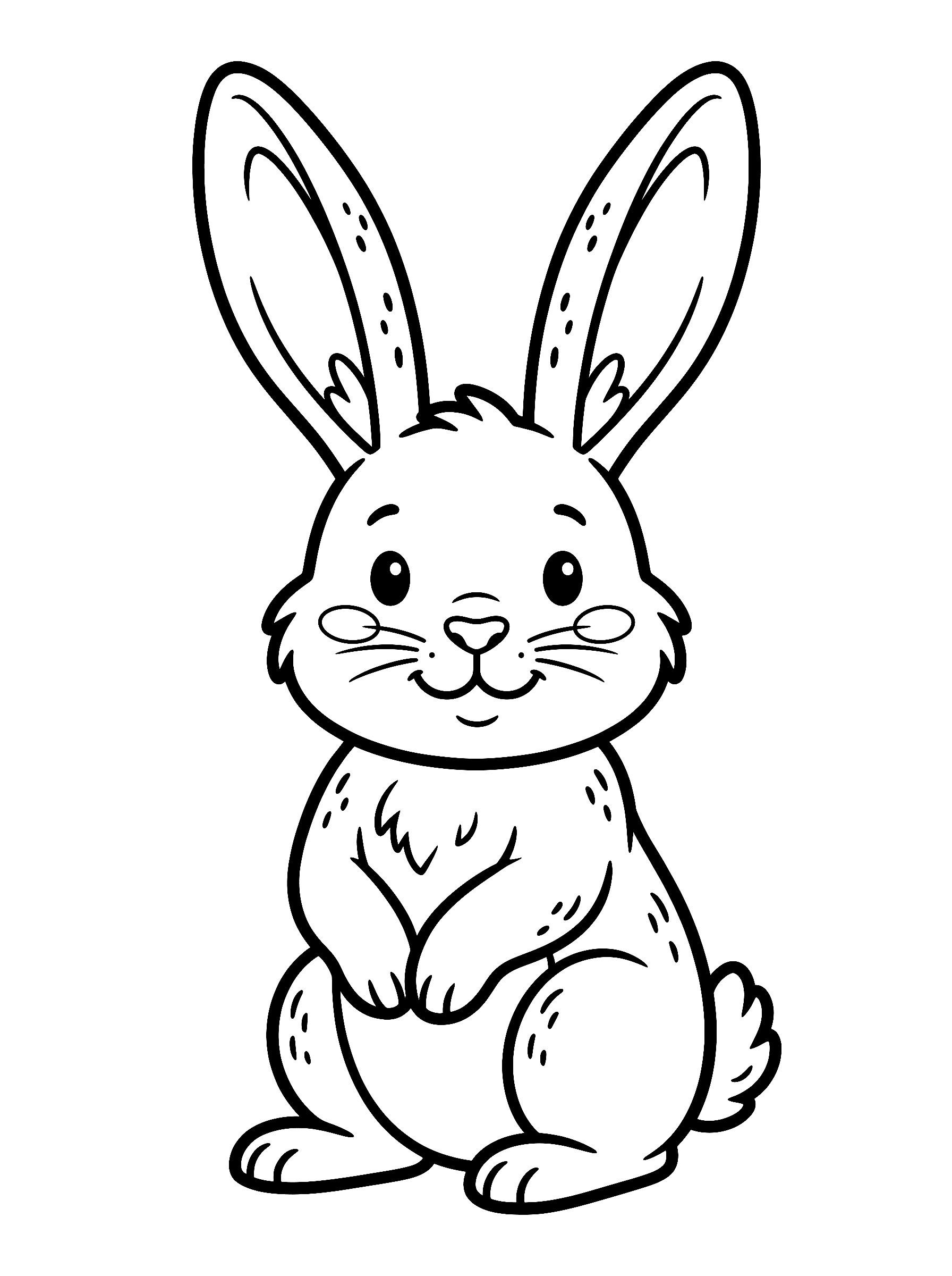 Dibujo de Conejo para colorear