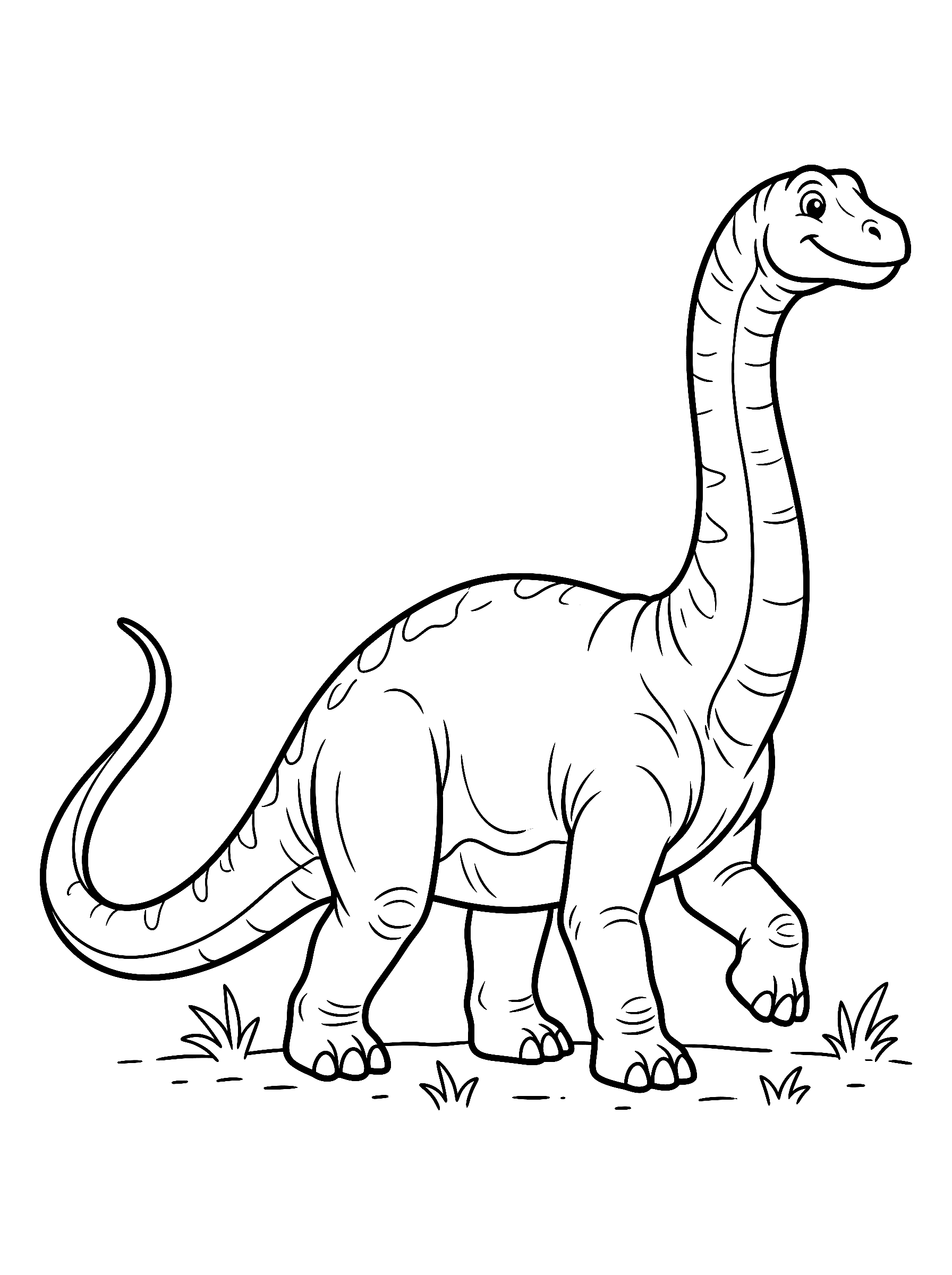 Apatosaurus coloring page