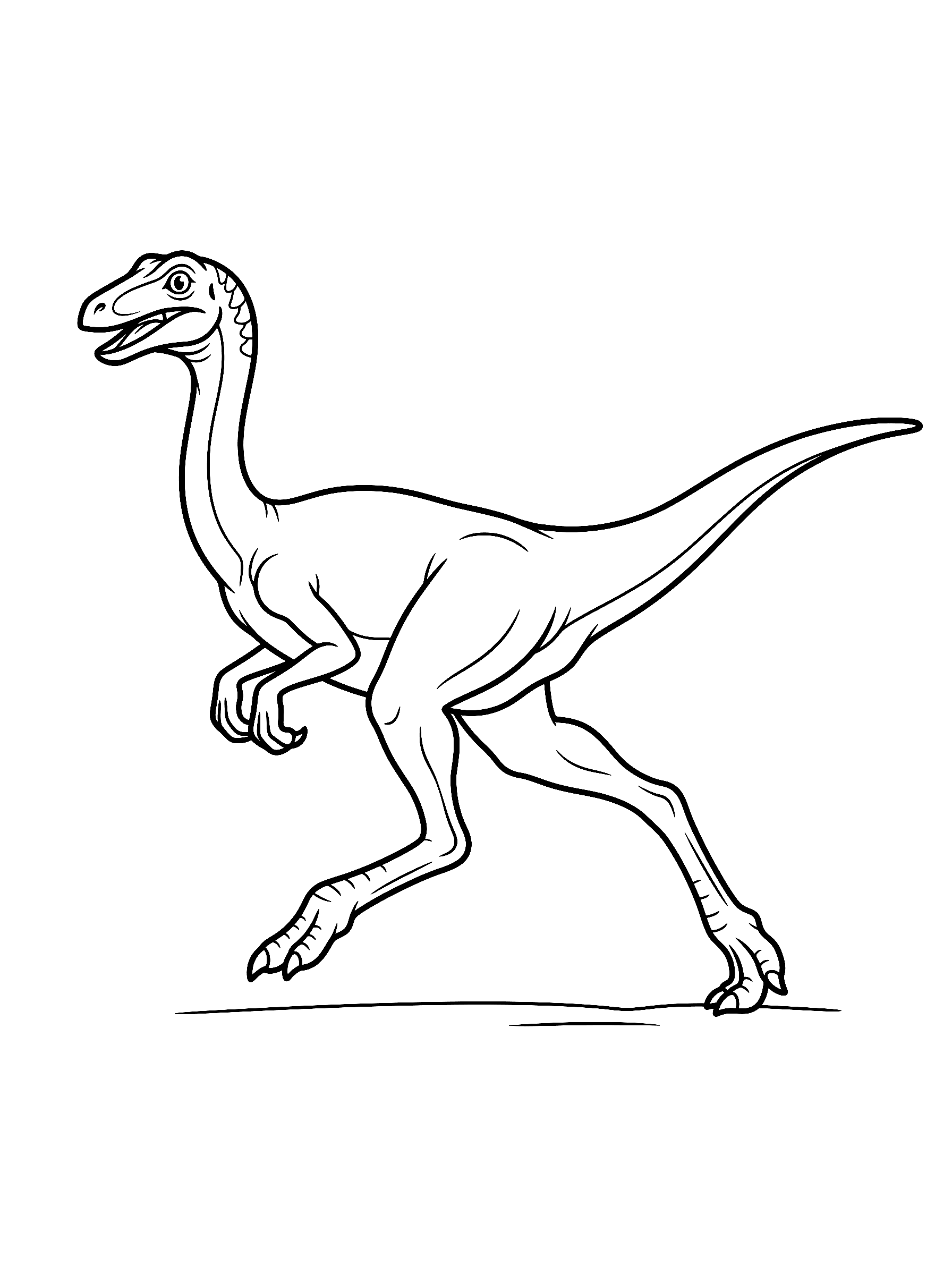 Coloriage Gallimimus