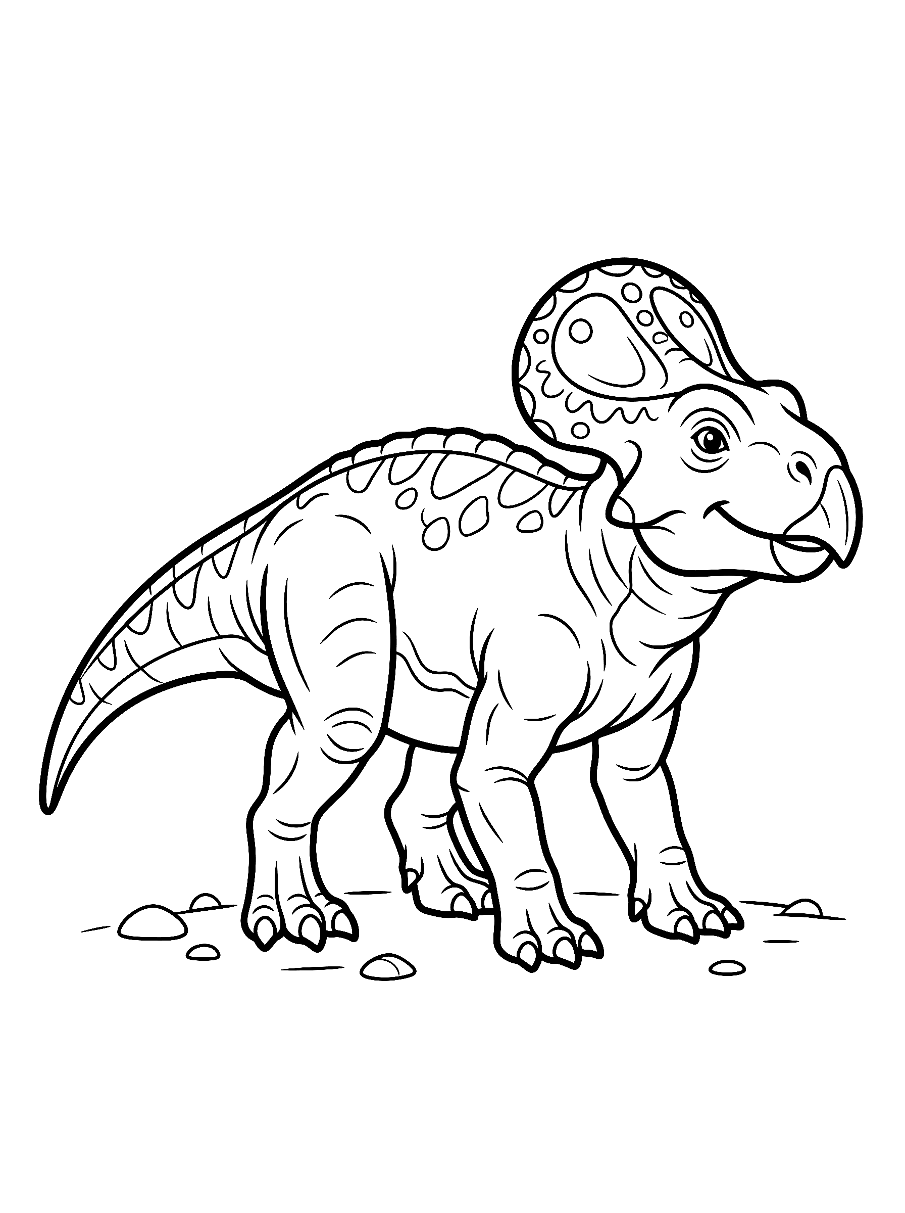 Kleurplaat Protoceratops
