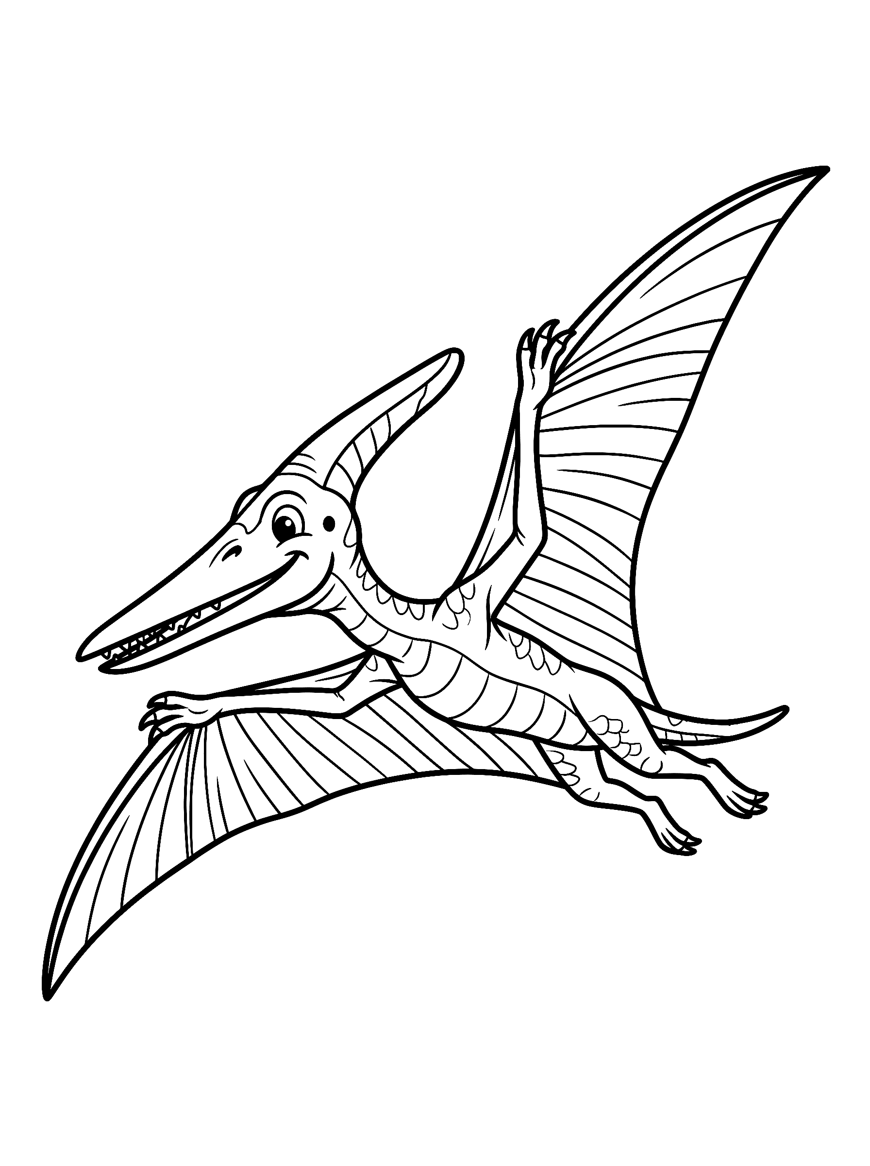 Pteranodon coloring page