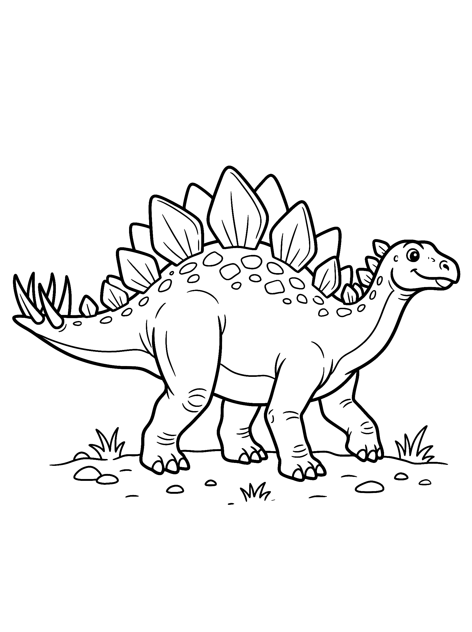 Stegosaurus coloring page